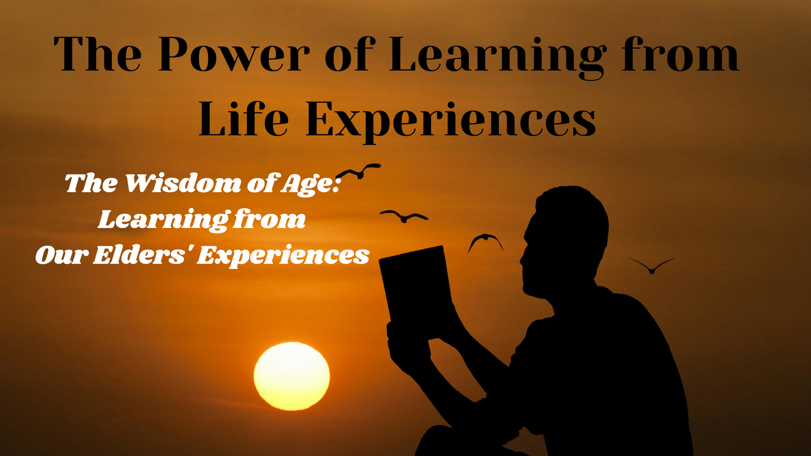 The Power of Learning from Life Experiences: 11.The Wisdom of Age: Learning from Our Elders’ Experiences